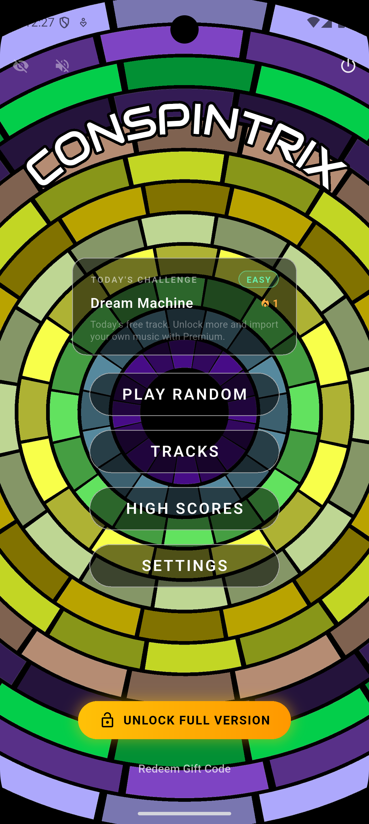 Conspintrix title screen