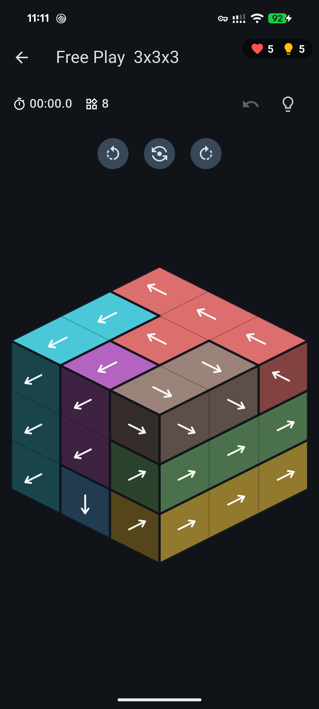 CubiClear 3x3x3 box gameplay